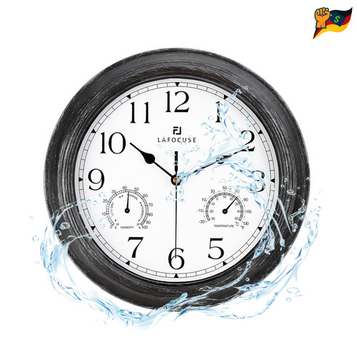 Wanduhr thermometer hygrometer - wanduhr,