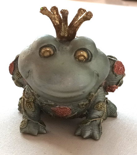 Deko figur frosch kröte mit - frosch,