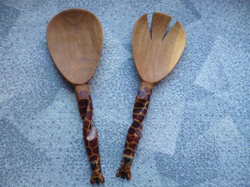 Volkskunst afrika salat - salat, holz