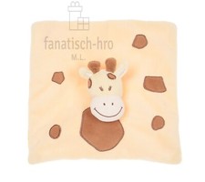 babylove Schmusetuch Giraffe beige Kuscheltuch Baby Schnuffeltuch DM Spieltier