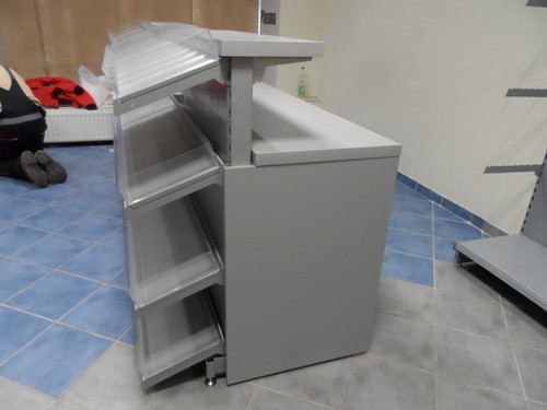 Tresen hellgrau spätkauf - 5,5m,