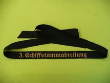 Mützenband Bundeswehr Bundesmarine 3. Schiffstammabteilung Metall