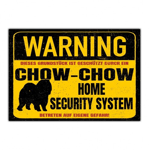 Chow kanton - chow, schild