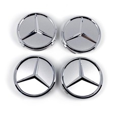 4x Radkappen Für Mercedes Benz Felgendeckel Emblem Nabendeckel 75mm
