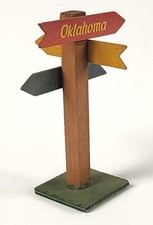 Figuren: Hausser-Elastolin 7 cm Holzwegweiser