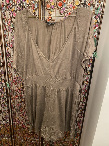 Longbluse khakifarben - longbluse, gr.