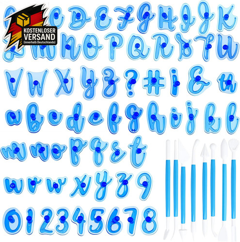 Buchstaben ausstecher set für - buchstaben,