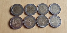 2 Euro Münzen 8 Stück -