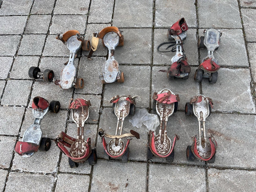 Hudora alte rollschuhe antik - rollschuhe,