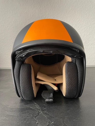 Premier vintage oranje - premier, jethelm