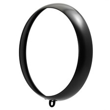 7" Lampenring Schwarz für