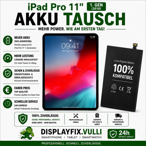 Ipad pro gen akku - (2018),