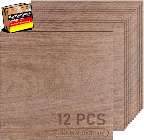 Sperrholzplatte 30x30cm 3mm