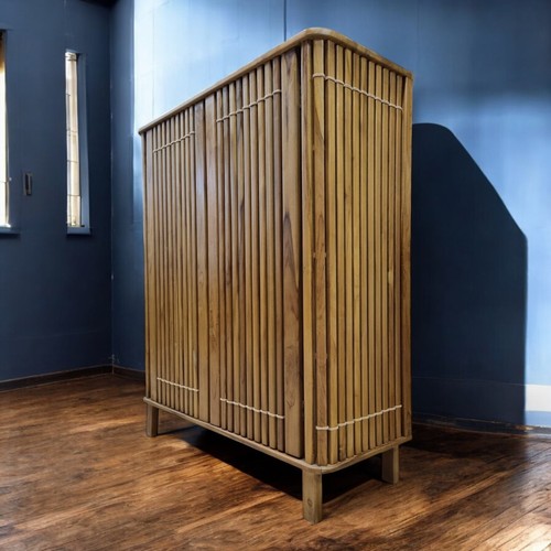 Teak holz schrank massivholz - schrank,