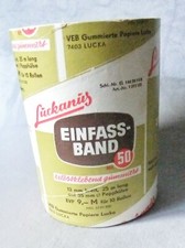Luckanus Einfassband leere Packung Sammeln DDR Ostalgie EVP VEB Papier Lucka