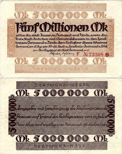 Banknote gutschein notgeld - banknote,