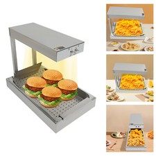 Pommeswärmer Wärmebrücke 750W Edelstahl Frittenwanne Warmhaltegerät 220-240V DHL