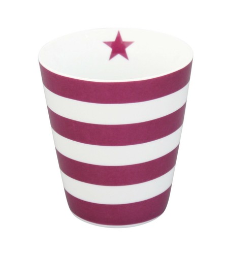 Becher stripes pflaume hm263 - stripes,