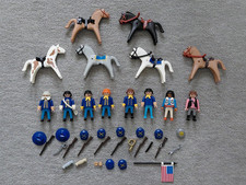 PLAYMOBIL ** Western Konvolut Pferde Scout Kavallerie ACW Nordstaatler  