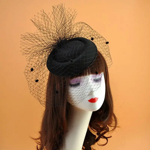 Vintage fascinator damen filz - fascinator,