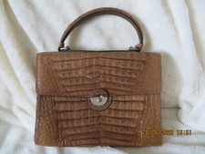 Wunderschöne JAGUAR Lederhandtasche - Vintage  HAND & SCHULTER LEDERTASCHE