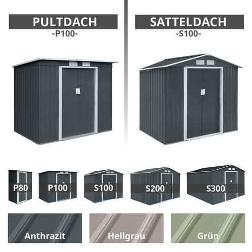 Hattoro gerätehaus metall - hattoro,