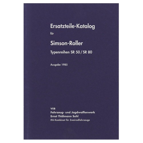 Simson ersatzteilekatalog - simson,