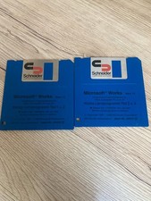 Microsoft Works 1-4 für Schneider Euro PC - Original Disketten
