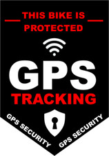 GPS Fahrrad Aufkleber Premium Bike Tracking Sticker Wetterfest UV-Beständig 