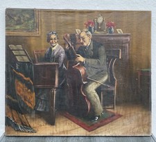 Antikes Ölgemälde Jugendstil