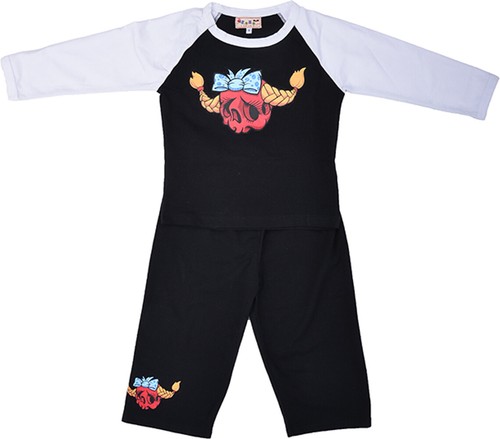 Cute retro bow skull - retro,