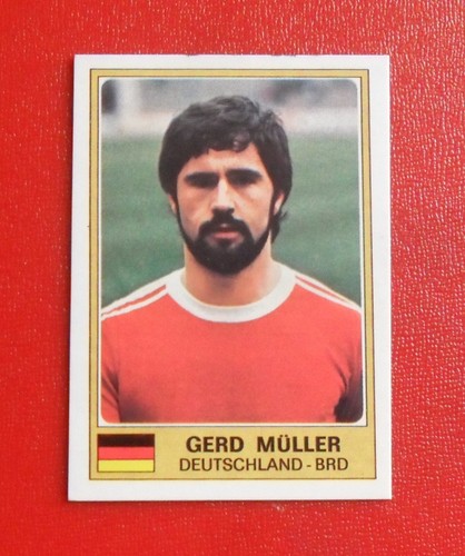 Gerd muller sticker - sticker, panini