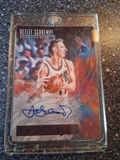 Panini NBA Court Kings 18-19 Detlef Schrempf Signature Red /99, No. RC-DSF