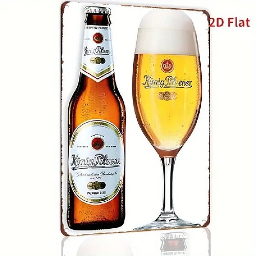 Blechschild könig pilsner - blechschild,