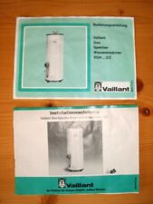 Installationsanleitung Vaillant Gas-Speicher-Wassererwärmer VHG.../2Z gebraucht