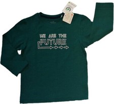 Langarmshirt Message Print