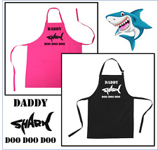 Shark Doo Doo Doo Papa Opa Onkel Bruder Schwester Geburtstag personalisierte Schürze