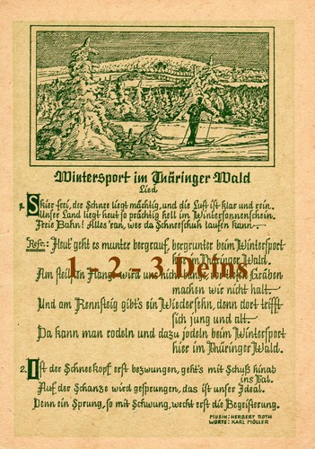 Wintersport thüringer - ak,