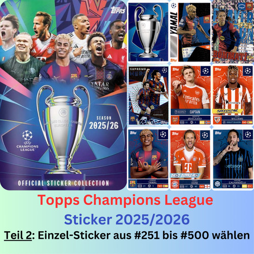 Topps champions league 26 - league, 25/26