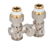 Einrohr-Hahnblock für