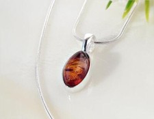 Bernstein Anhänger Silber 925