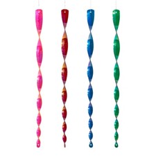 CIM Windspiel Pirouette Windspirale 49cm Perlmutt 4er Deko Vogelabwehr Baum