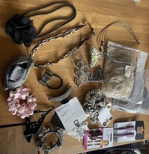 Konvolut Haarspangen, Haarteile, Zopfgummis, Bänder usw. 19 Teile