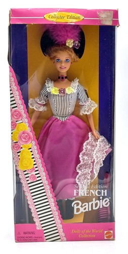 1996 dotw french barbie puppe - 1996,