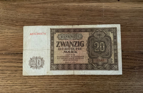 Mark ddr 1948 banknote - mark,