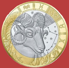 2026 Frankreich 5 Euro Sternzeichen Widder Coincard BU OVP NUR 25.000