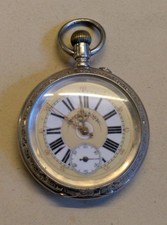 Bauern Taschenuhr Silber