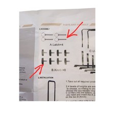 Fitarc Dip-Bar, verstellbare Sprossenwand mit Halterung, 76,2 cm  99,1 cm