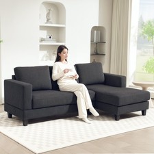 HOMCOM Ecksofa Couch mit