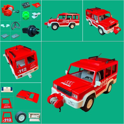 Playmobil feuerwehr auto - feuerwehr,